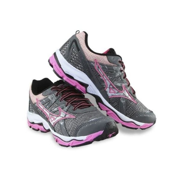 Tênis Mizuno Nirvana de cor Cinza Pink