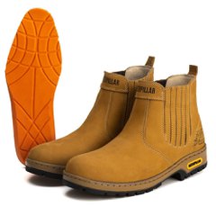 Bota Caterpillar Ref 2000 de cor Amarelo Milho.